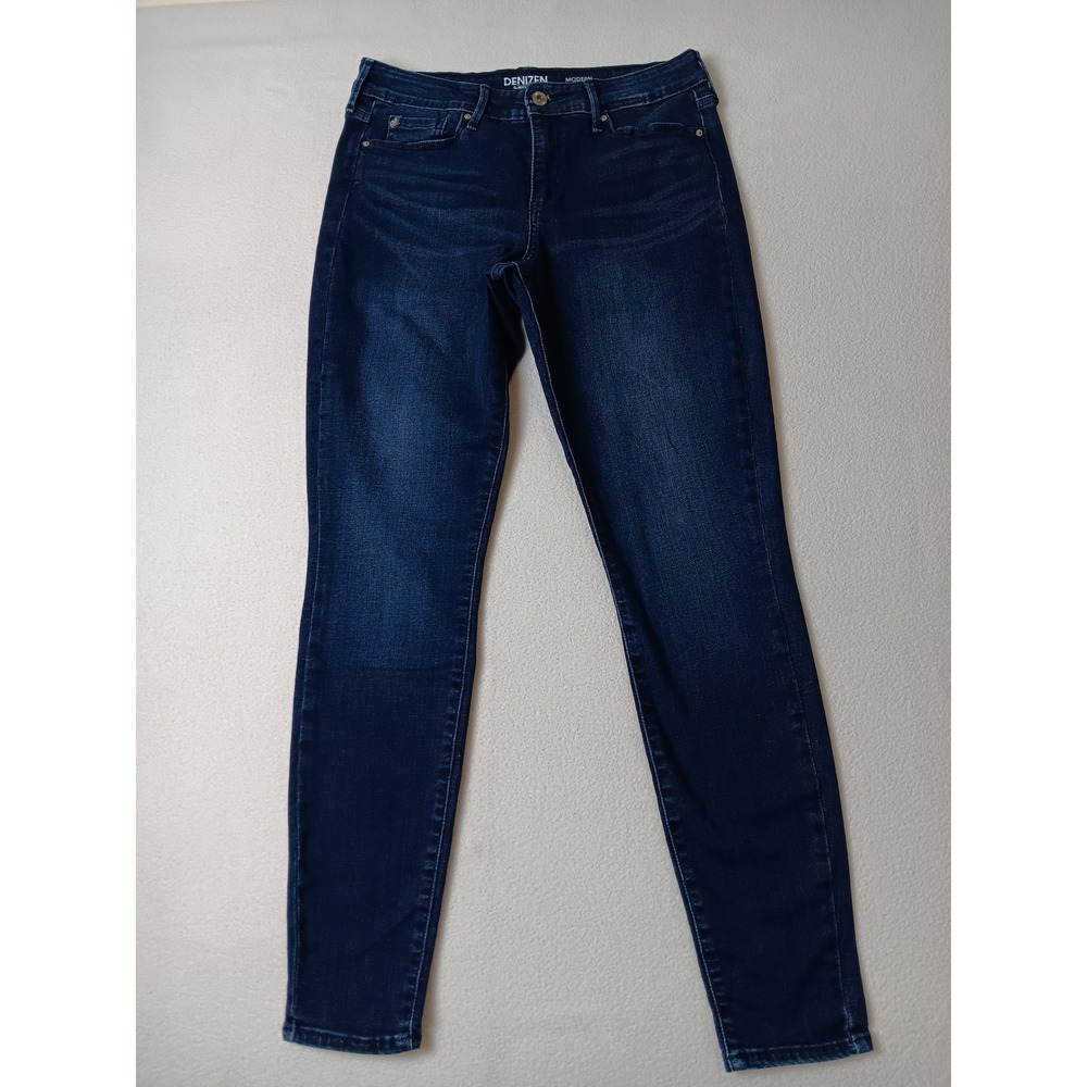 Denizen from Levis Modern Super Skinny Jeans Dark Wash Blue Womens Size 8 W29